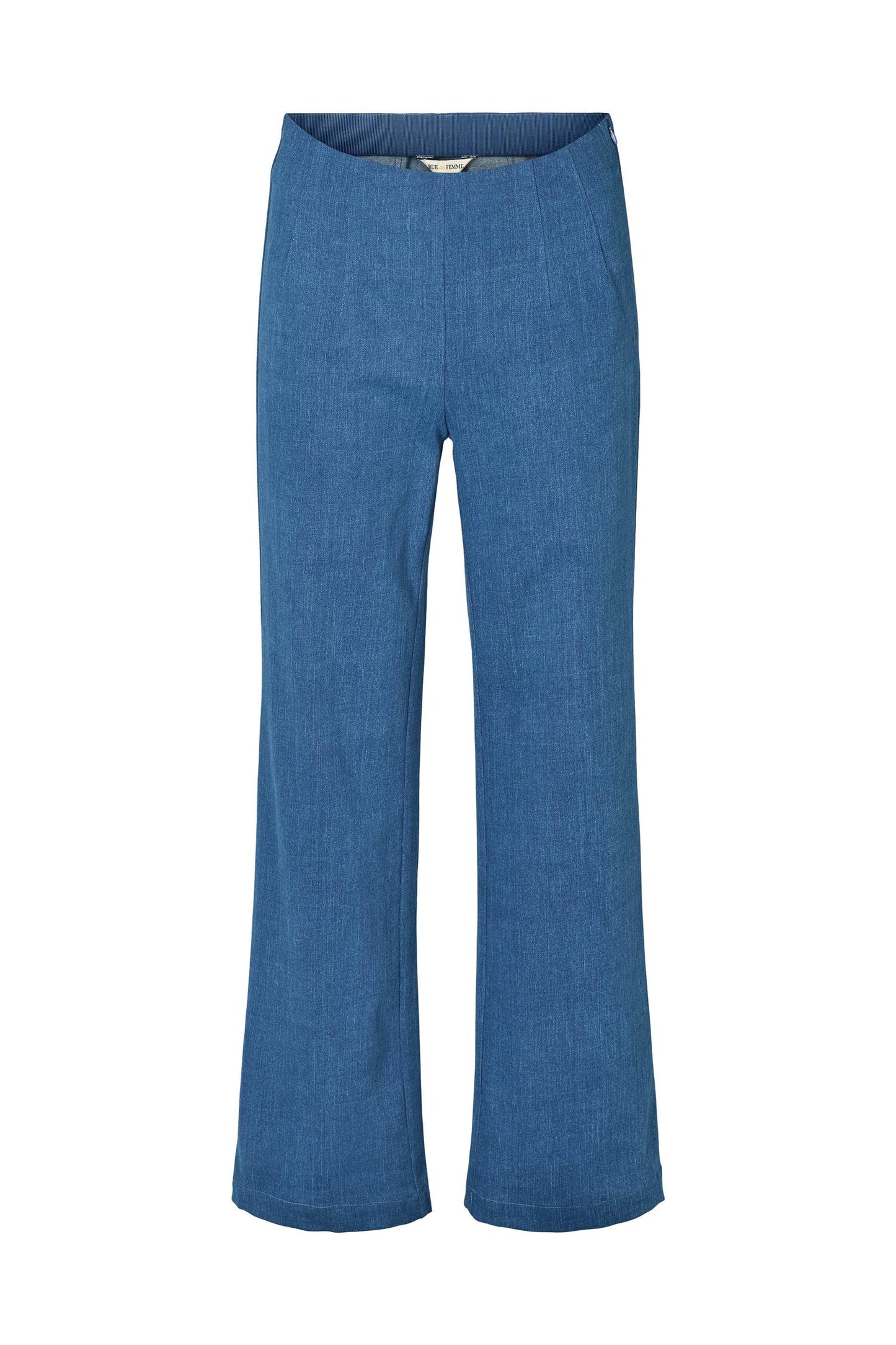 Rue de Femme Olana Wide Denim Pants Light Blue