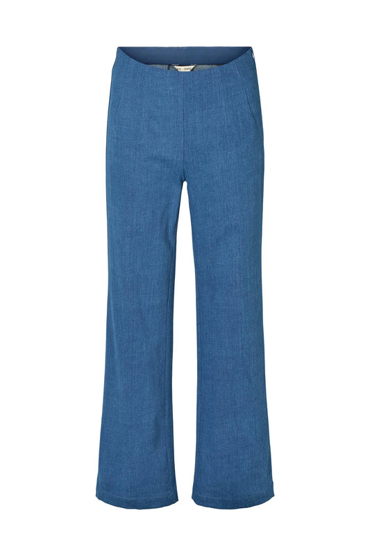Rue de Femme Olana Wide Denim Pants Light Blue