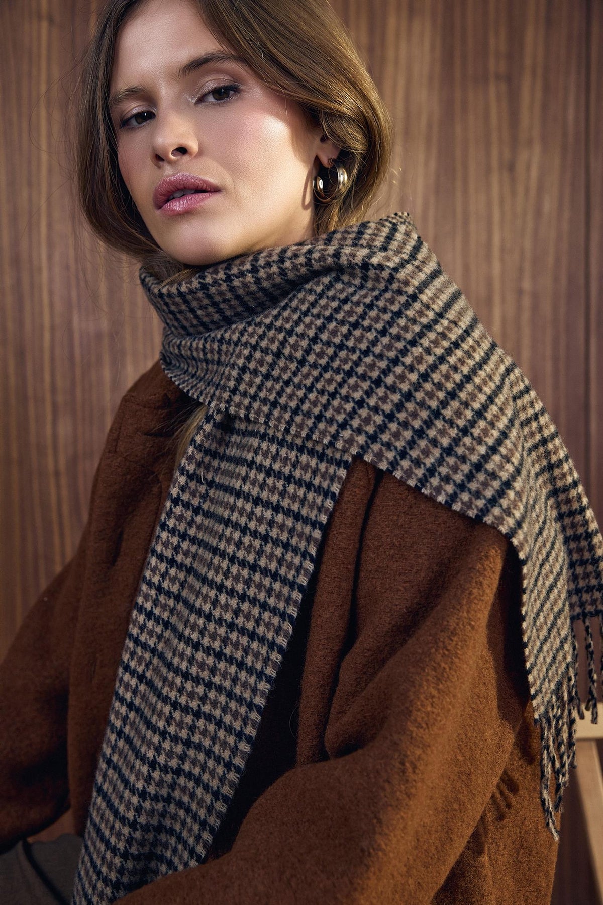 Tif Tiffy Tif Tiffy Petra skjerf Camel