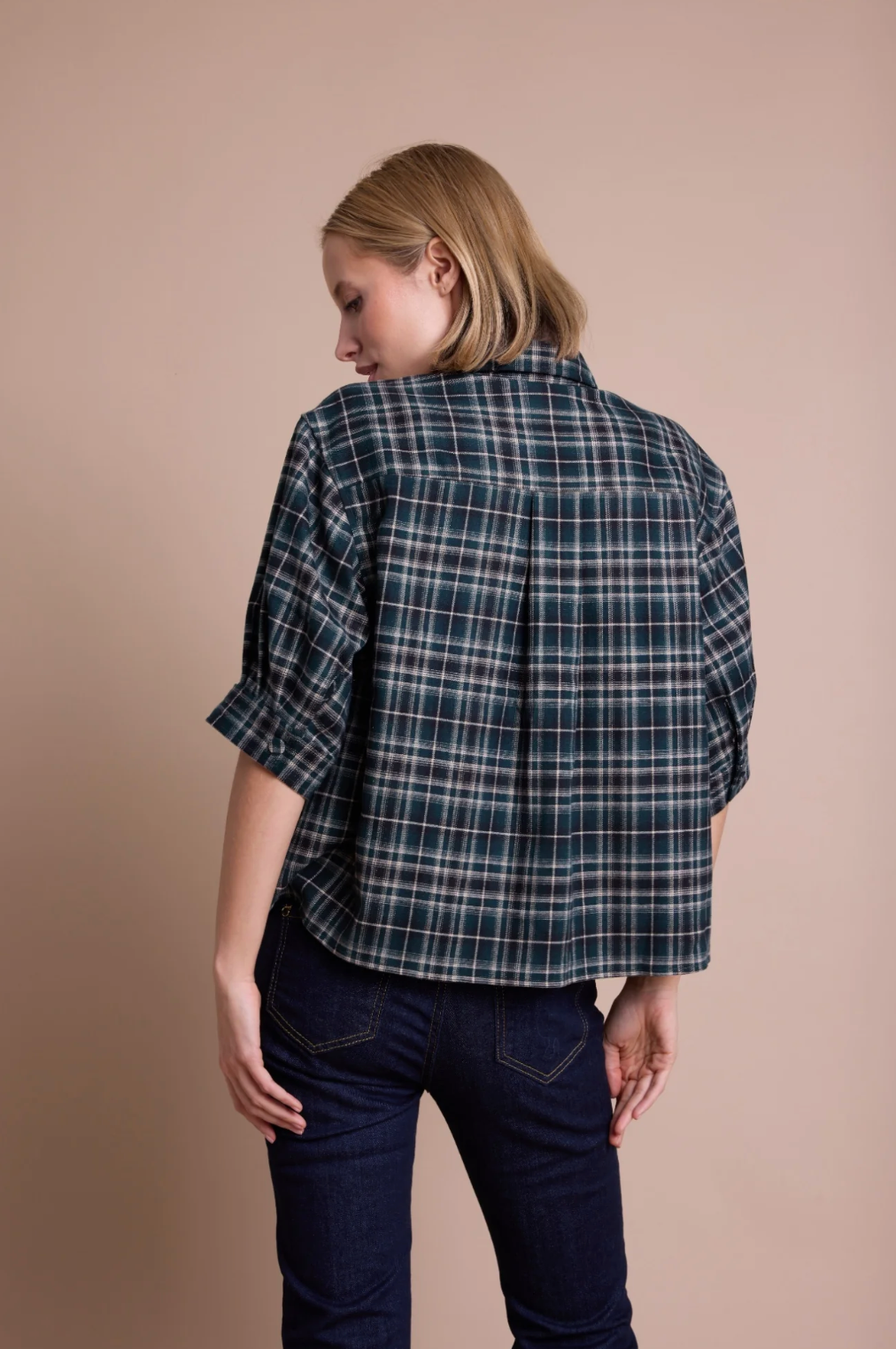 Line of Oslo Girl Check Green