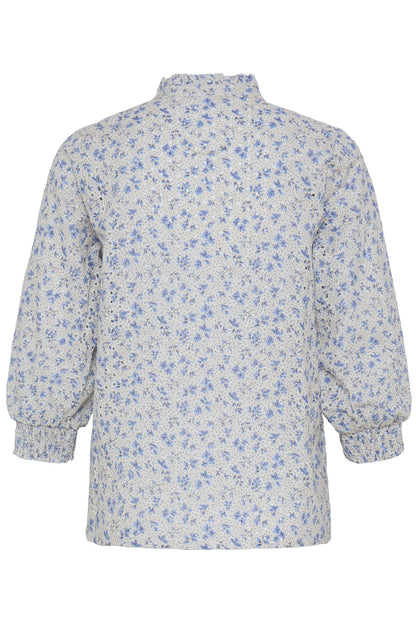 Pulz Dolores 3/4 SL Blouse Vista Blue