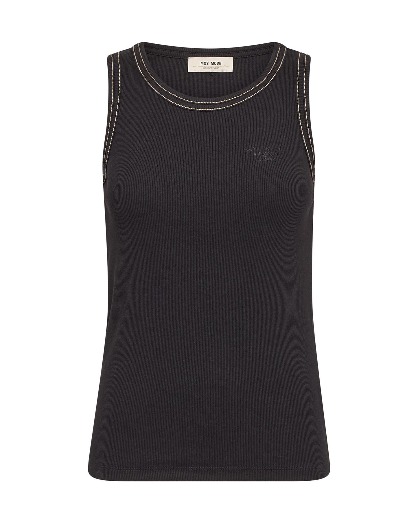 Mos Mosh Ara Rib Tank Top Black