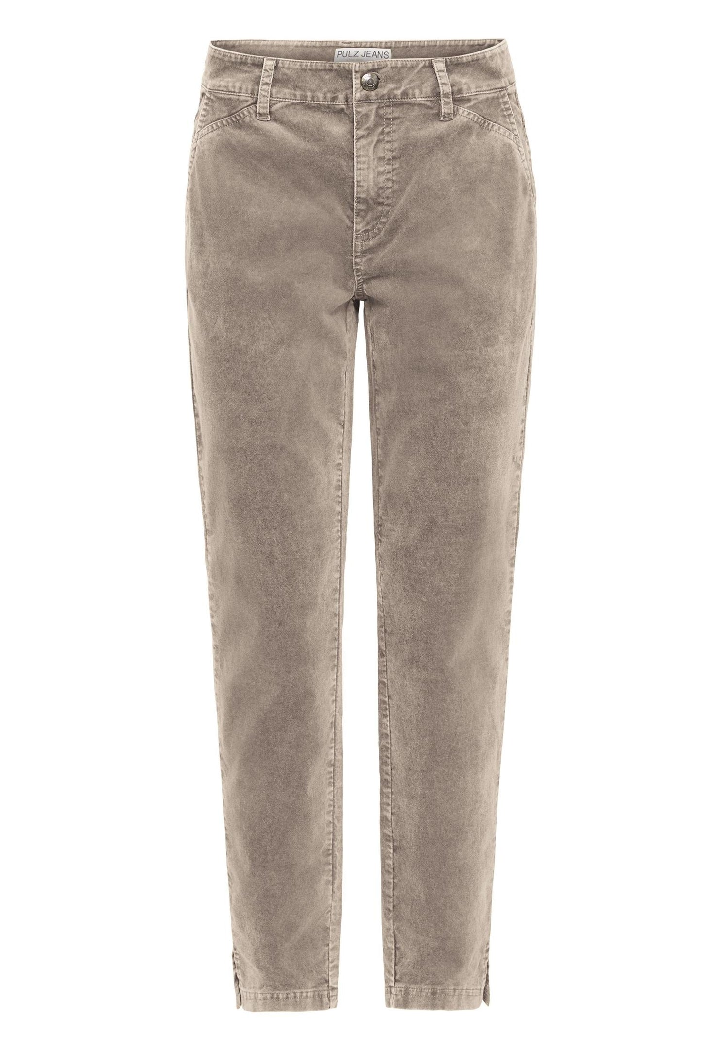 Pulz Fiba HW Pant Skinny Leg Walnut