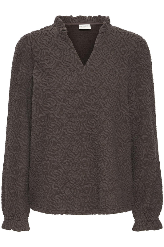 Pulz Evie Blouse After Dark