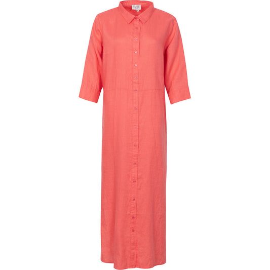 Close to my Heart Leila Midi Dress Coral