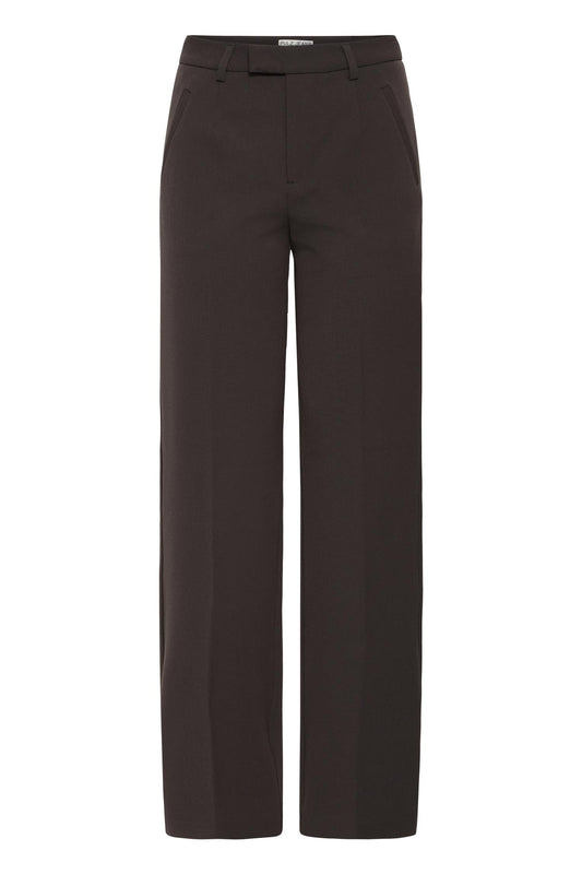 Pulz Leonora HW Pant Full Lenght Espresso