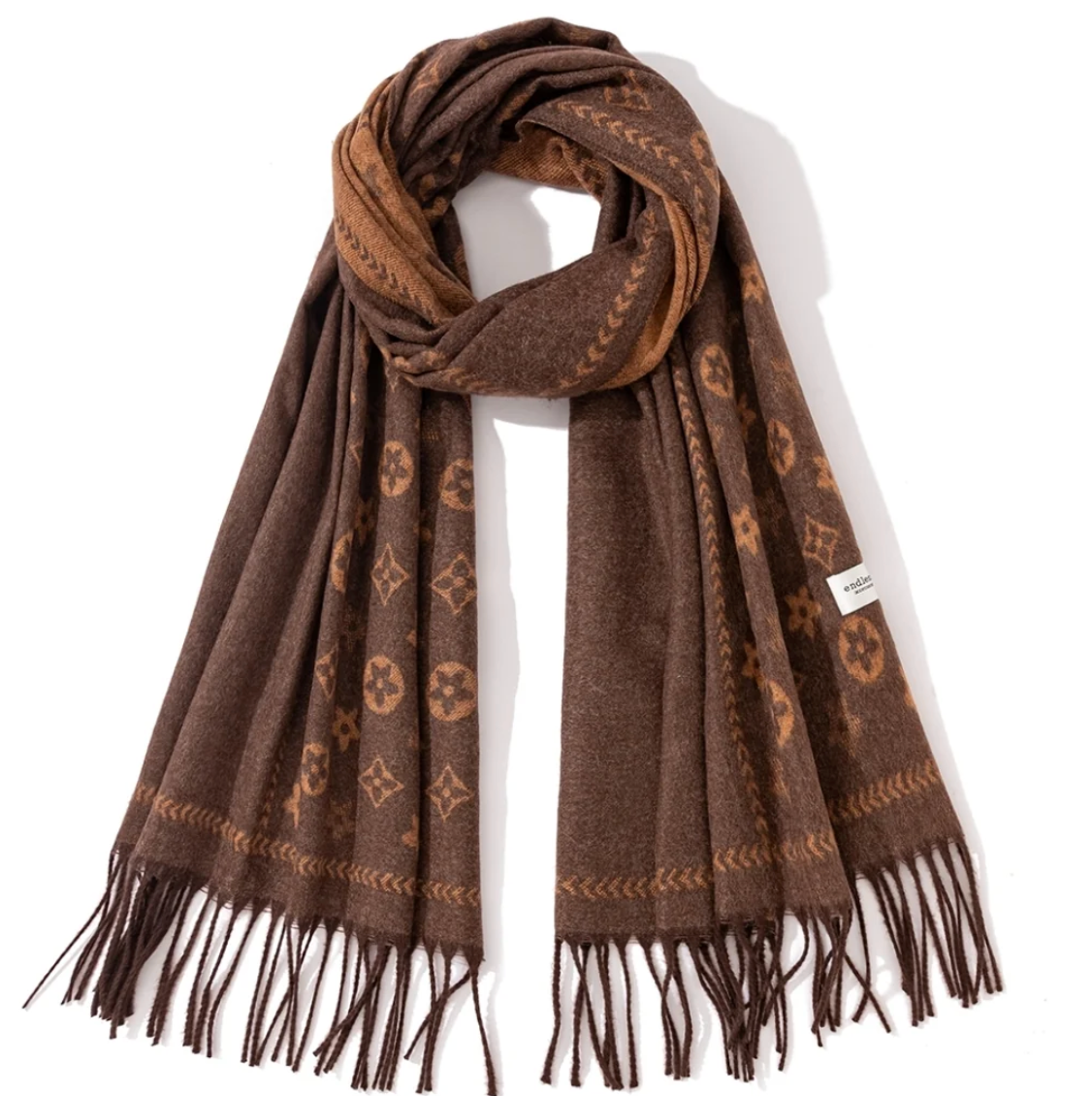 Endless Stockholm Scarf Brun