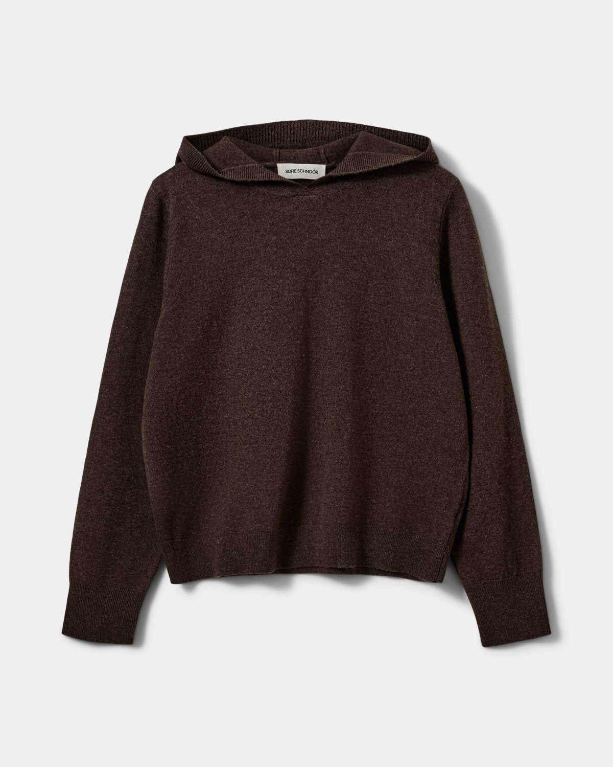 Sofie Schnoor Cassie Knit Hoodie BrownFudge