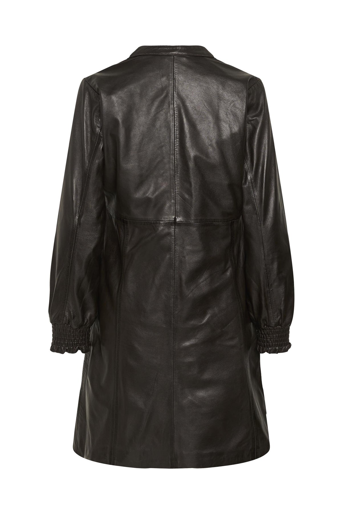 Culture Aniela Leather Dress Coffee Bean