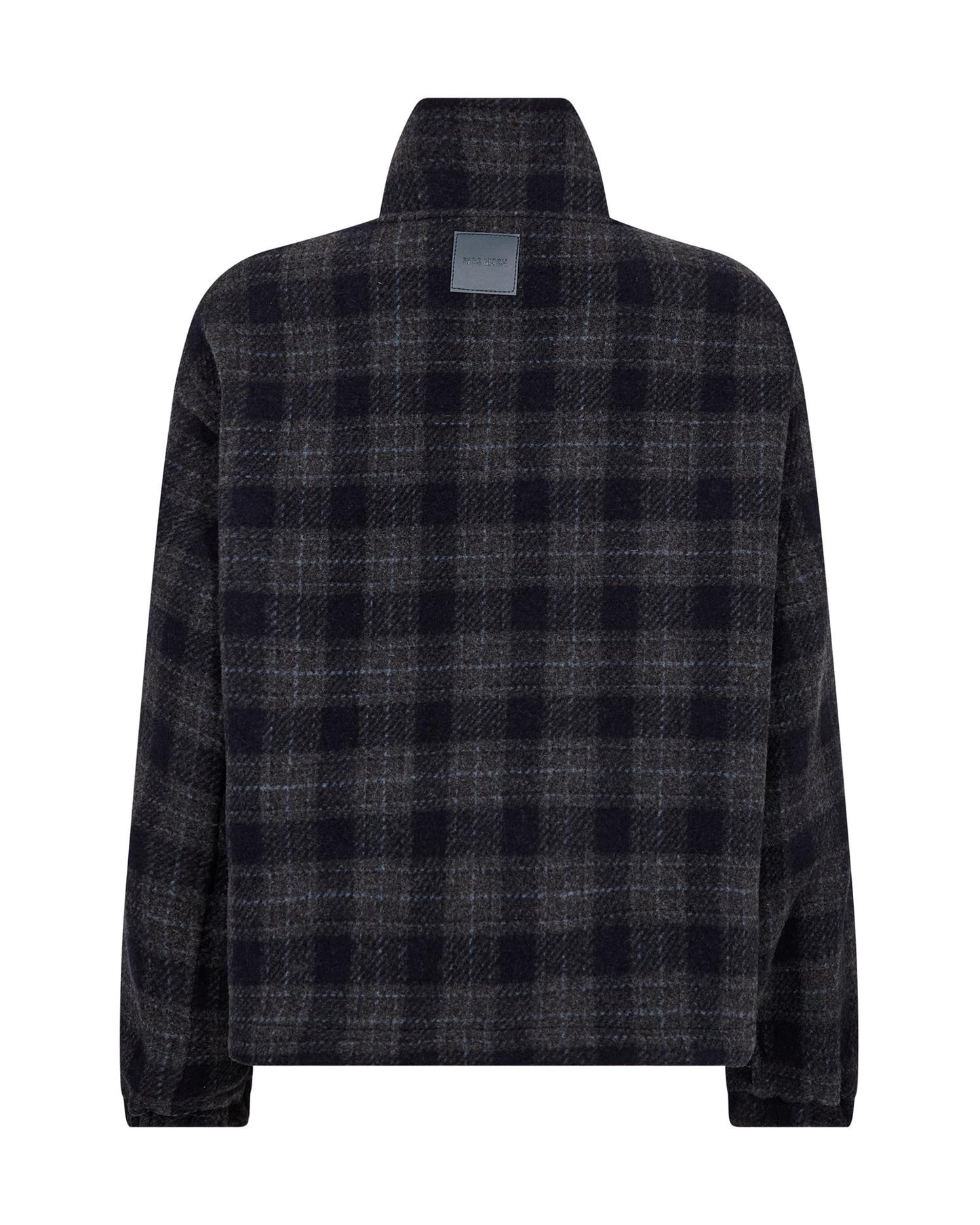 Mos Mosh Camille Check Jacket Salute Navy
