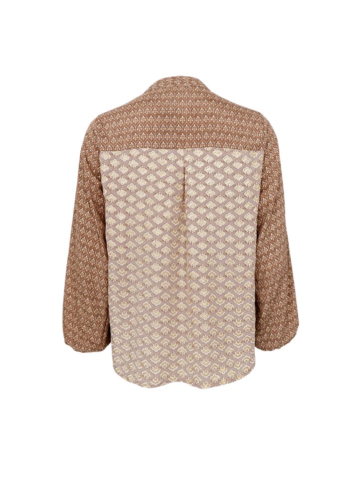 Black Colour Luna Blouse Nougat Multi