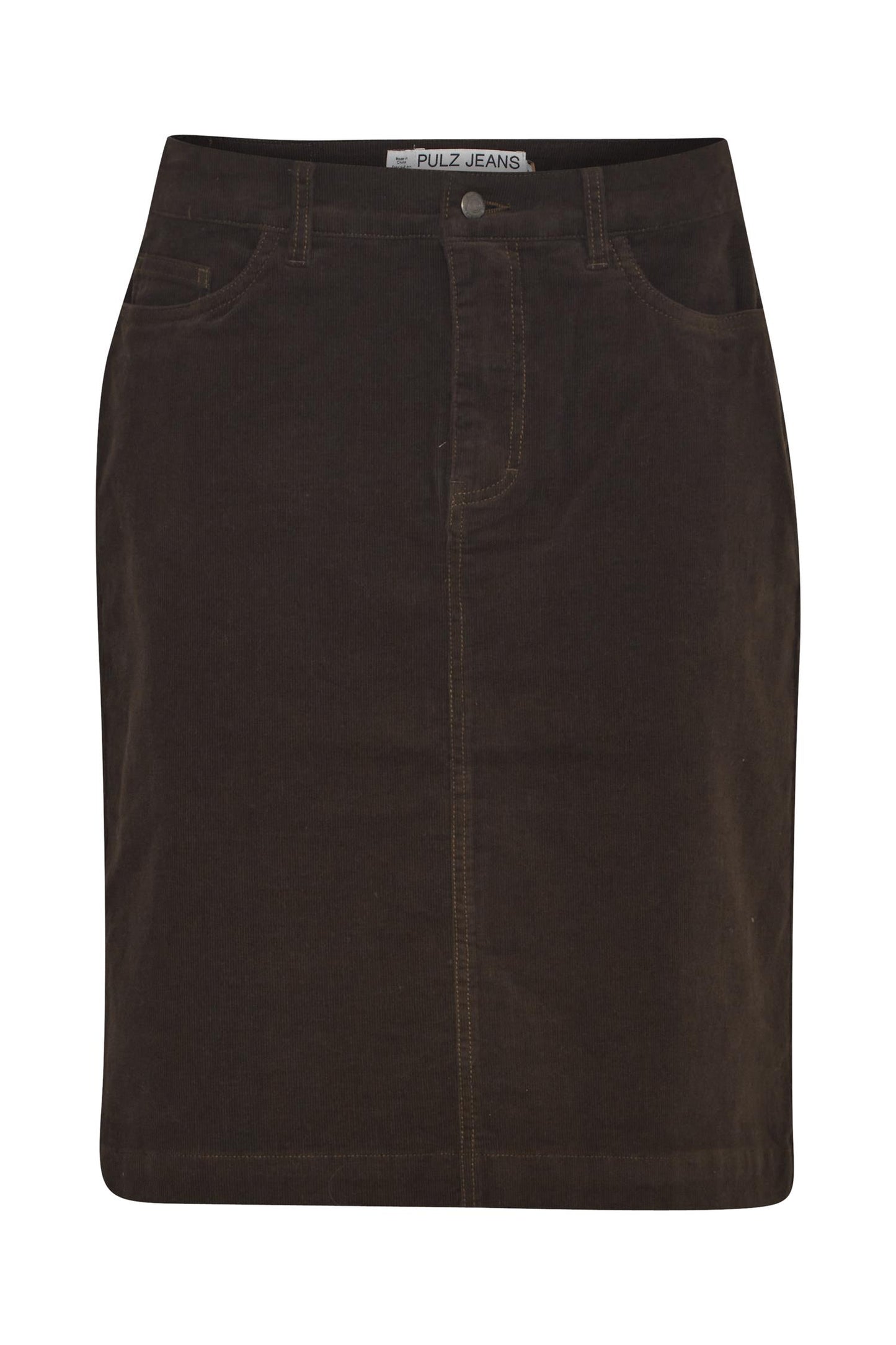 Pulz Sally Short Skirt Espresso