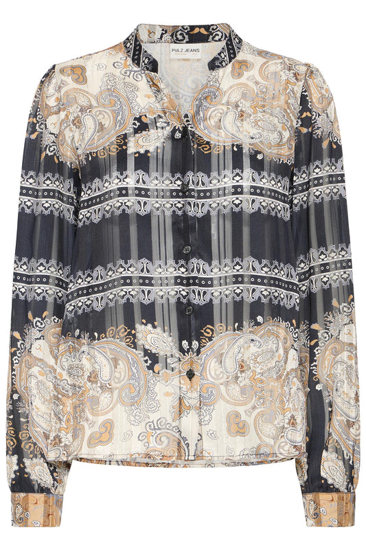 Pulz Vanya Shirt Black