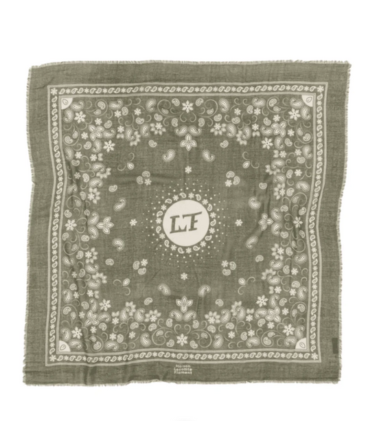 Maison Lecomte Flament Scarf Bandana Kaki