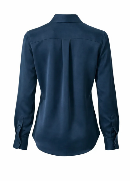 Amuse by Veslemøy Silkebluse Classic Navy