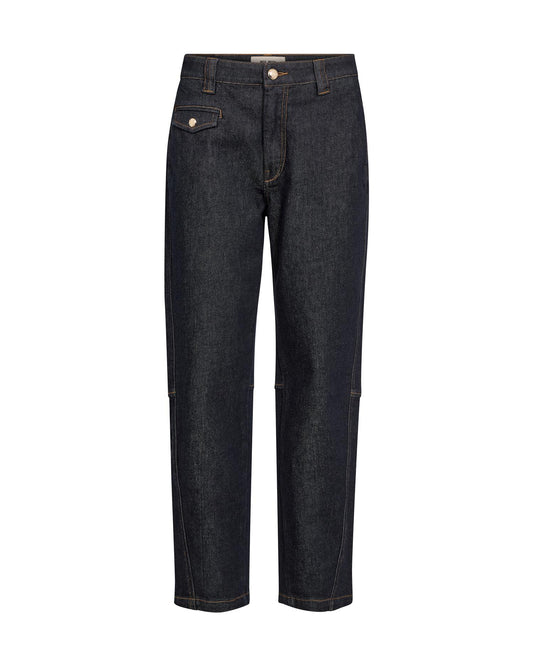 Mos Mosh Aymen Chino Denim Jeans Dark Blue