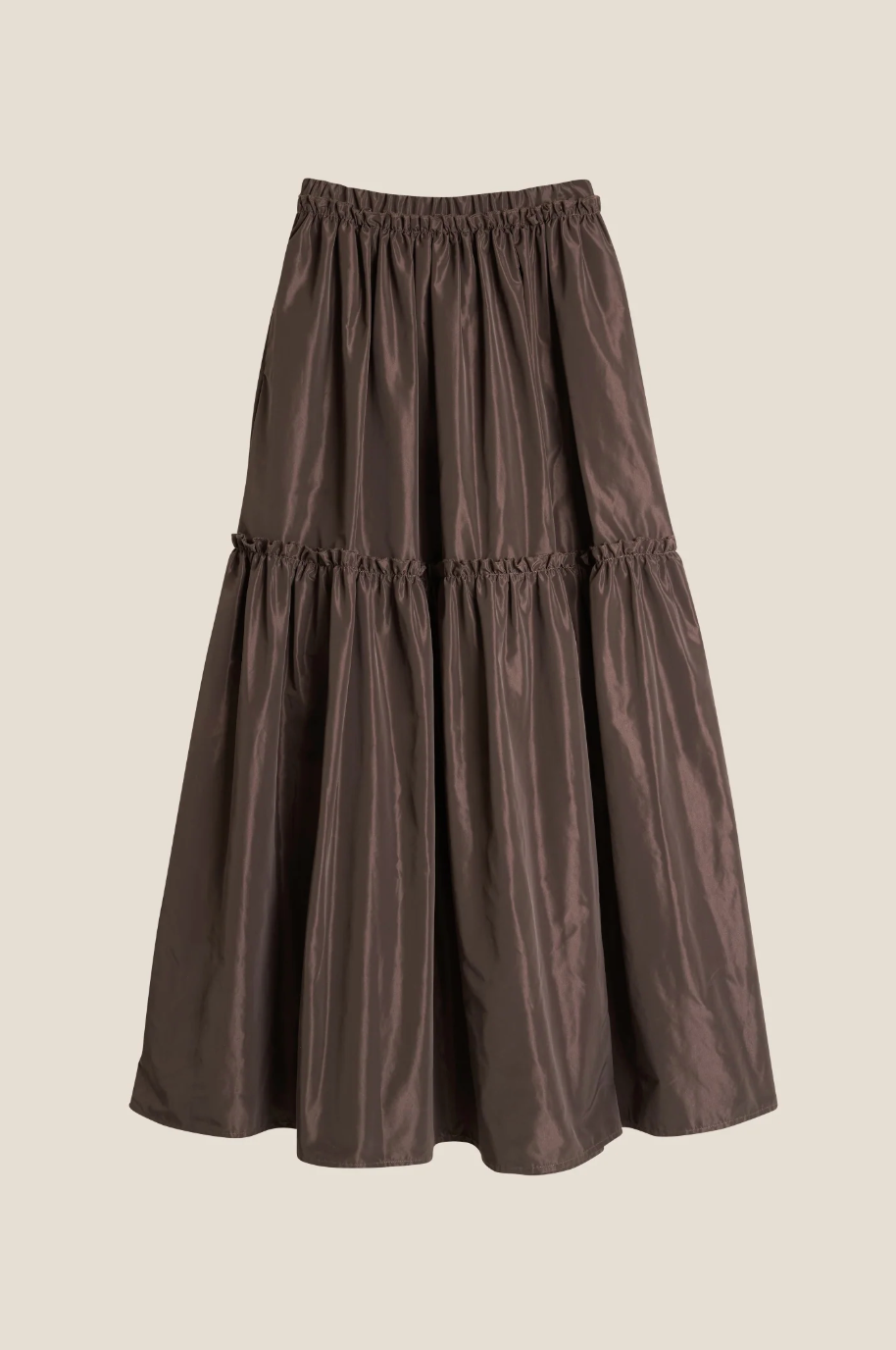 Line of Oslo Hay 25 Solid Skirt Brown