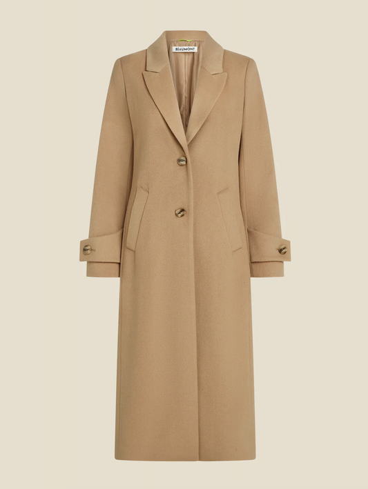 Beaumont Charm Long Coat Camel