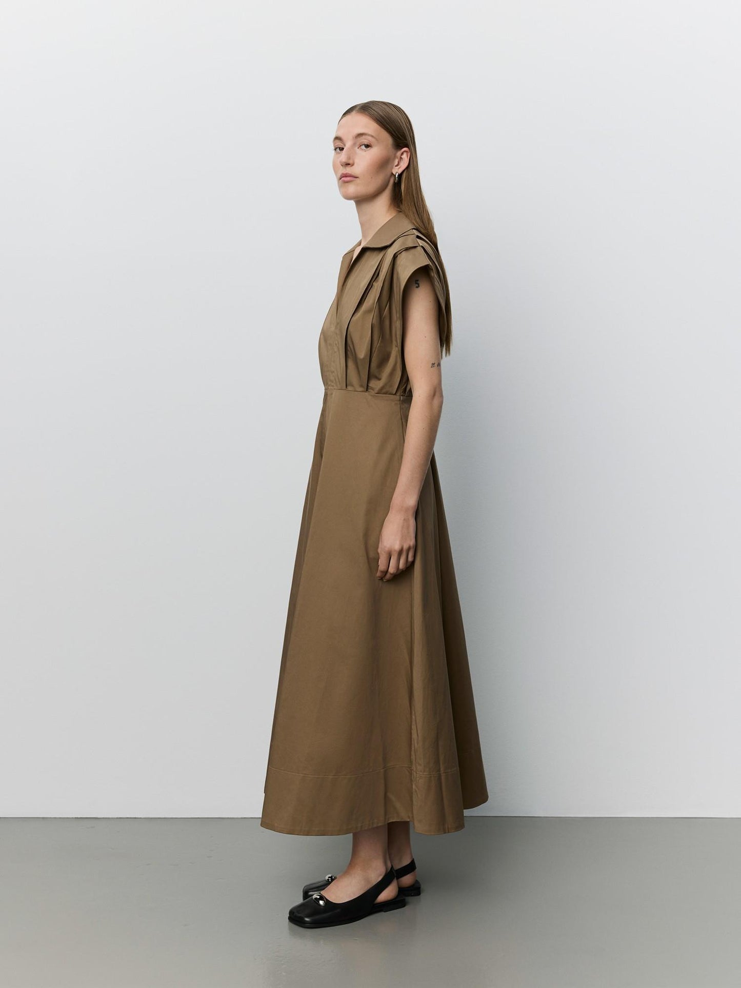 Sofie Schnoor Minera Long Dress Middle Brown