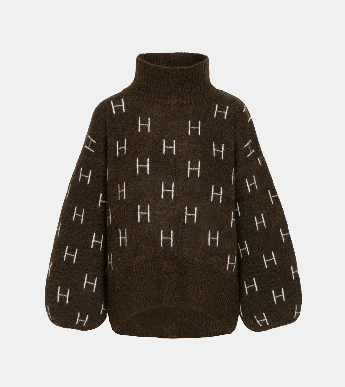 HÉST Fam Sweater Short Dark Earth