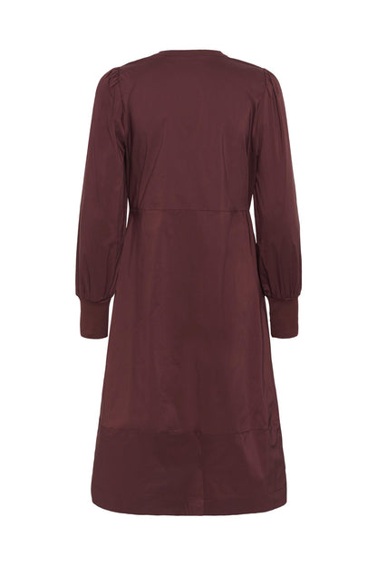 Culture Antoinett Rib Dress Chocolate Truffle