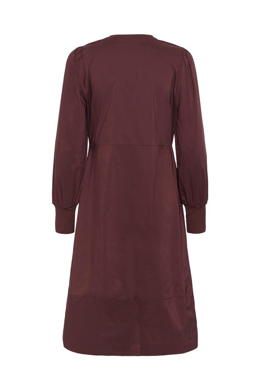Culture Antoinett Rib Dress Chocolate Truffle