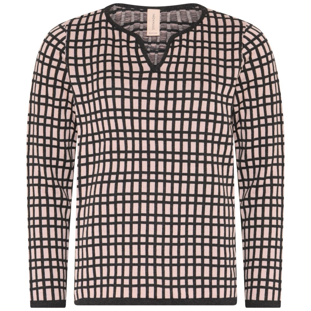 Skovhuus V-hals Genser Charcoal Grey