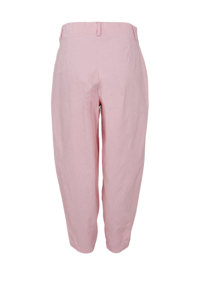 Black Colour Mallory Barrel Pant Rose