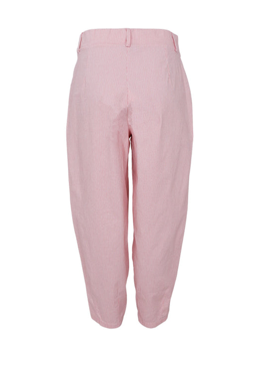 Black Colour Mallory Barrel Pant Rose