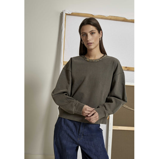 Peppercorn Janice Sweatshirt Grape Leaf