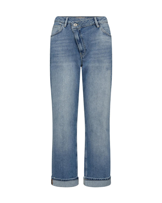 Mos Mosh Rachel Slanted Jeans Mid Blue