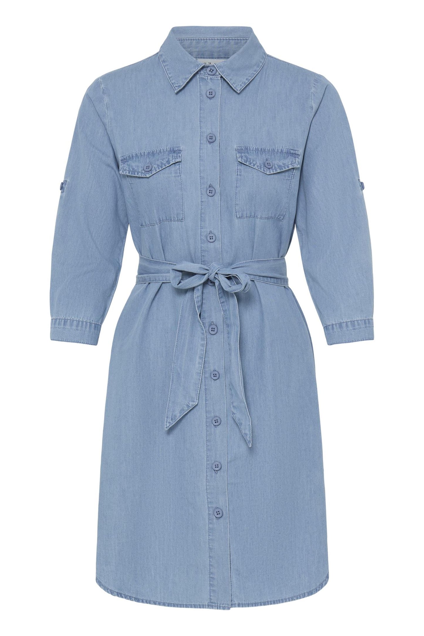 Pulz Jill Dress Light Blue Denim