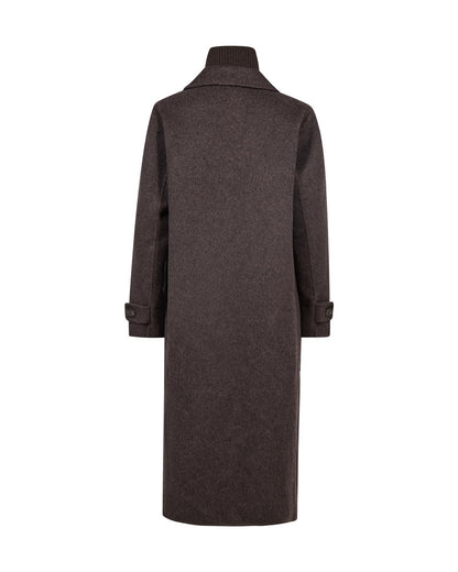 Mos Mosh Alva Loisa Mock Neck Coat Delicioso