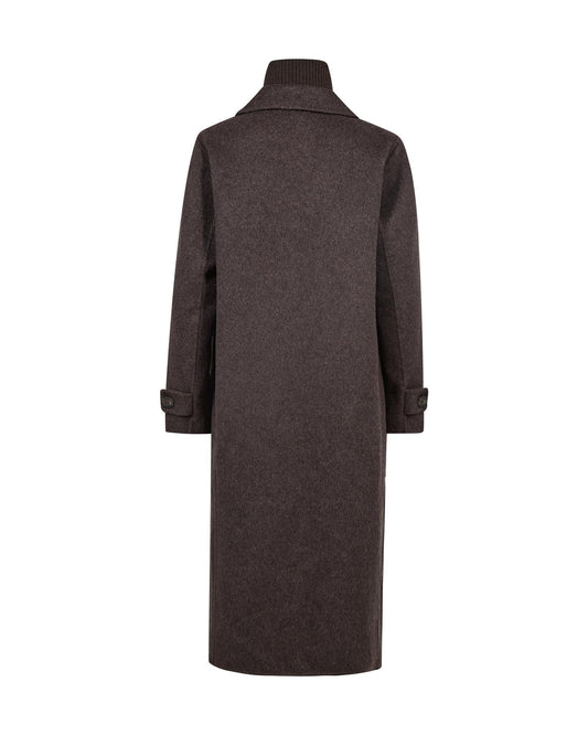 Mos Mosh Alva Loisa Mock Neck Coat Delicioso