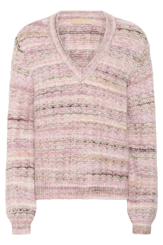 Culture Marble Pullover Pink Mix