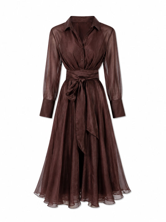 Rah Oslo Solid Long Dress Bordeaux