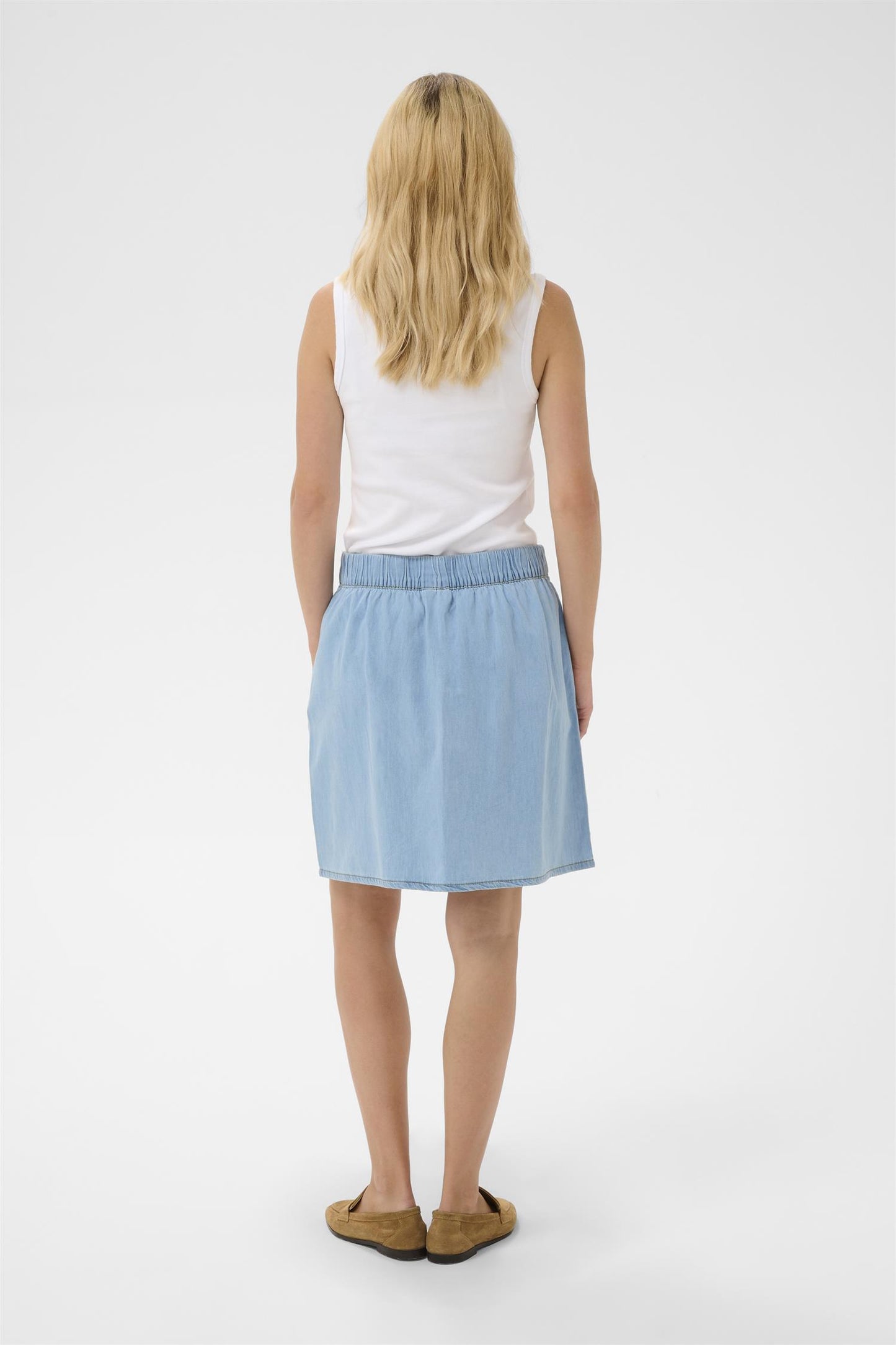 Culture Nua Arpa Skirt Light Blue Denim
