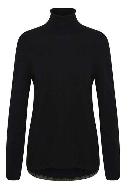 Culture Annemarie Loose Rollneck Black