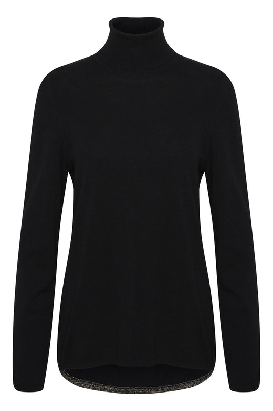 Culture Annemarie Loose Rollneck Black