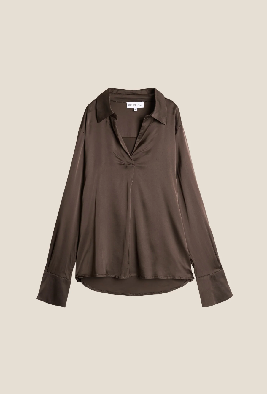 Line of Oslo Vivian Blouse Brown