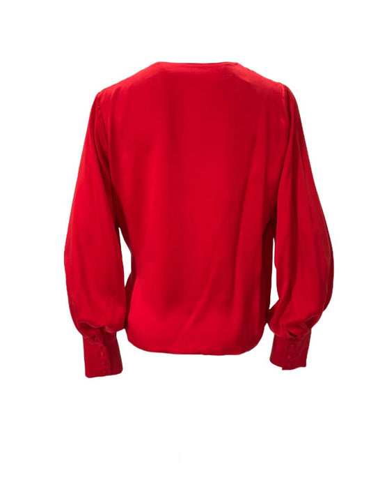 Amuse by Veslemøy Anais Silkebluse Red