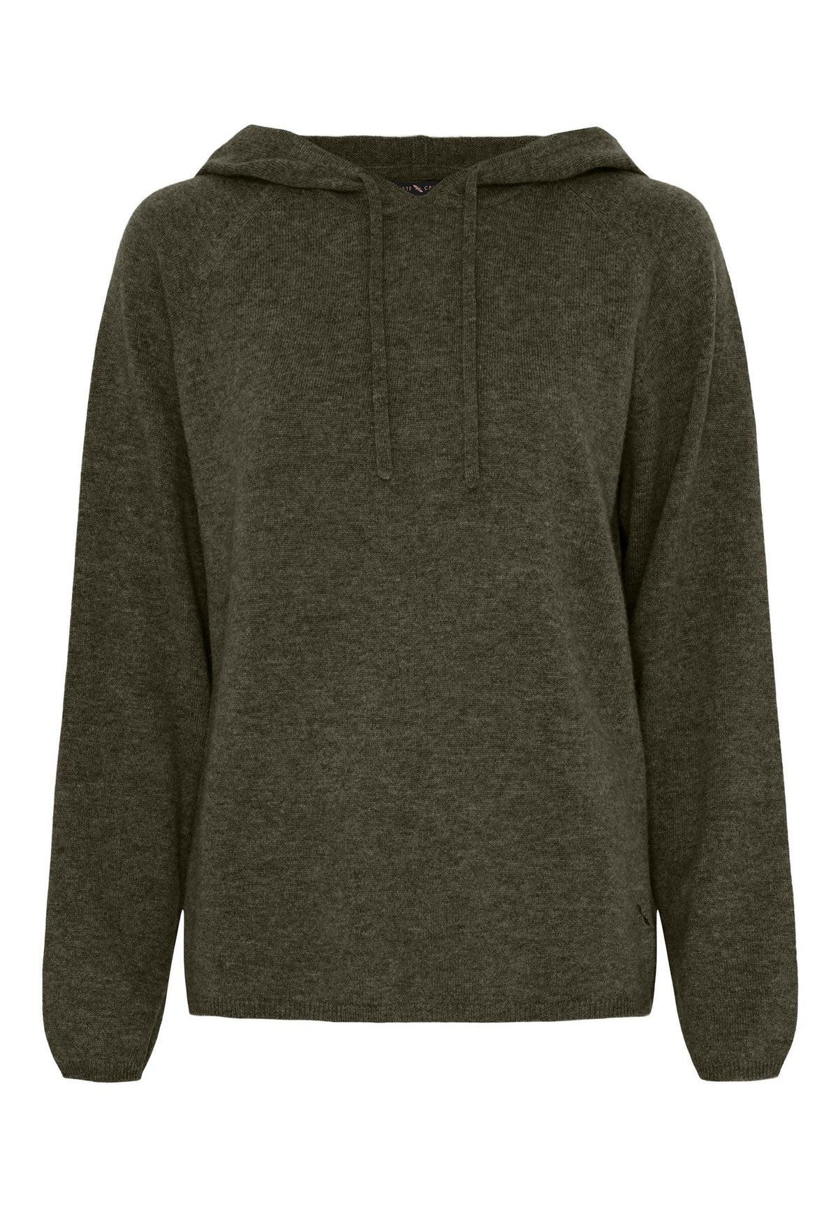 Notyz BTF Camille Cashmere Pullover Dark Army Melange