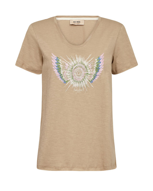 Mos Mosh Romi Gethi SS Glam Tee Twill