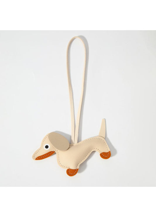Sticky Bestie Dog Bag Charm Beige