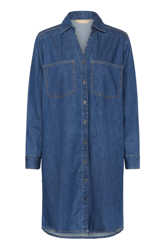 Culture Mola Arpa Dress Dark Blue Wash