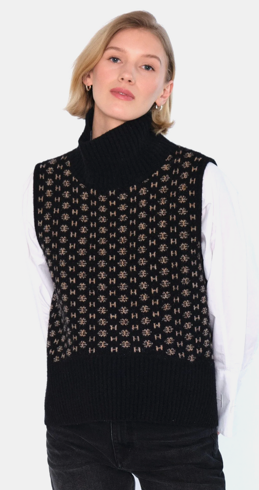 HÉST LOGO Vest Jet Black