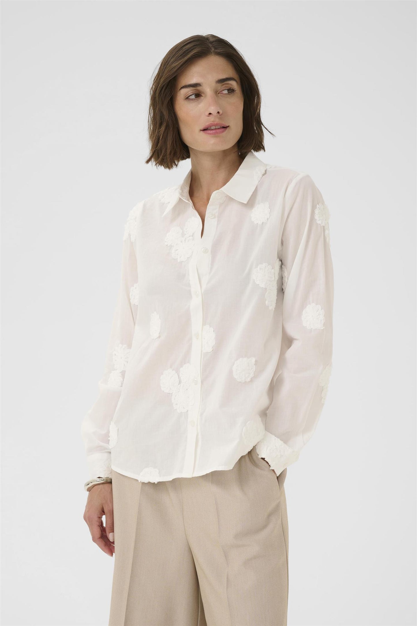 Culture Clover Shirt Spring Gardenia