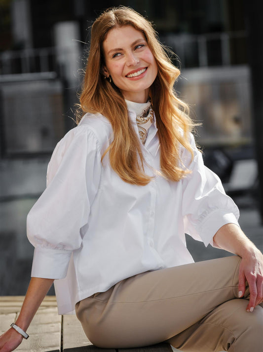 Ane Mone Diana Blouse White