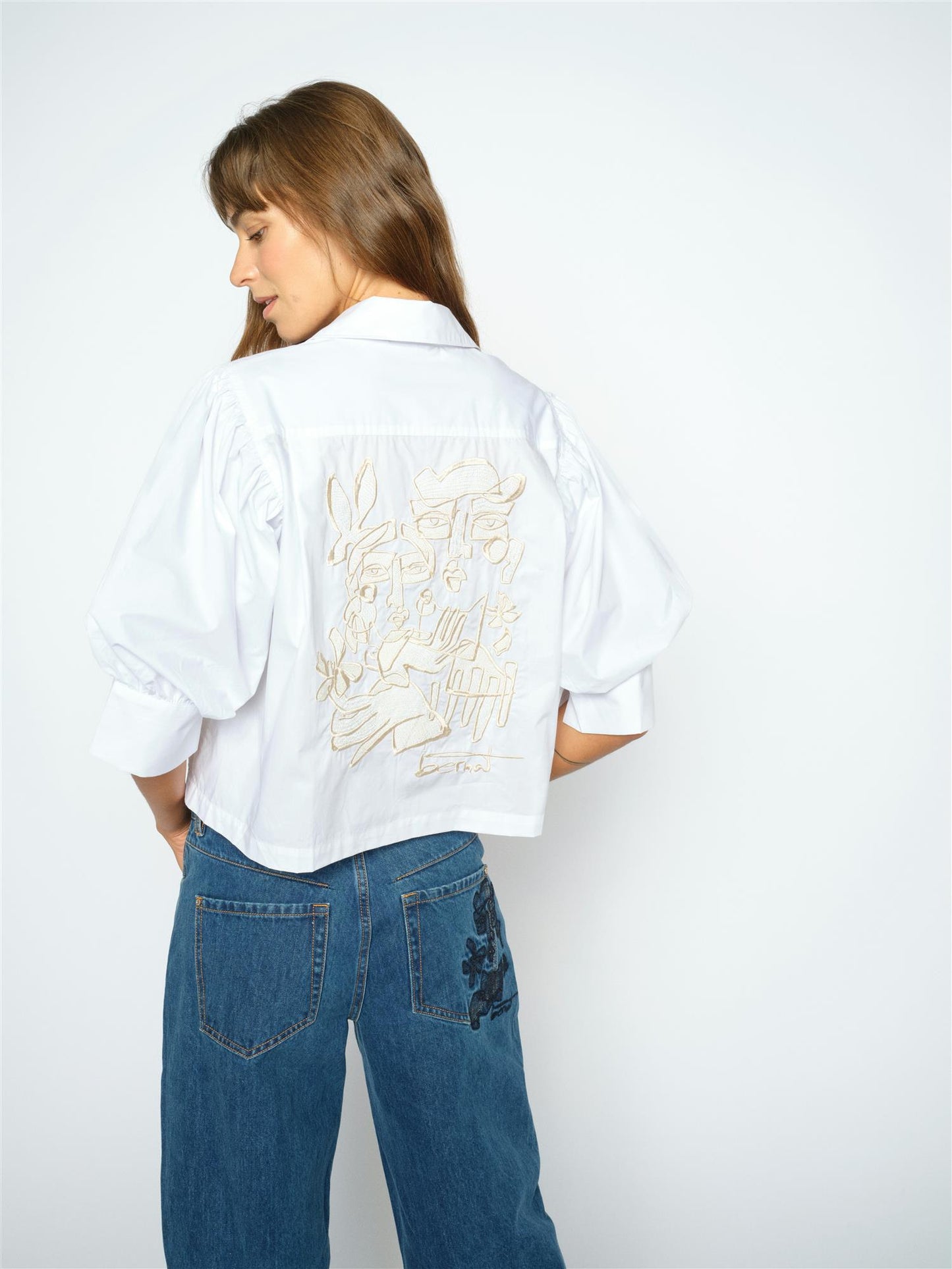 Mos Mosh Adjao Bernat Shirt White