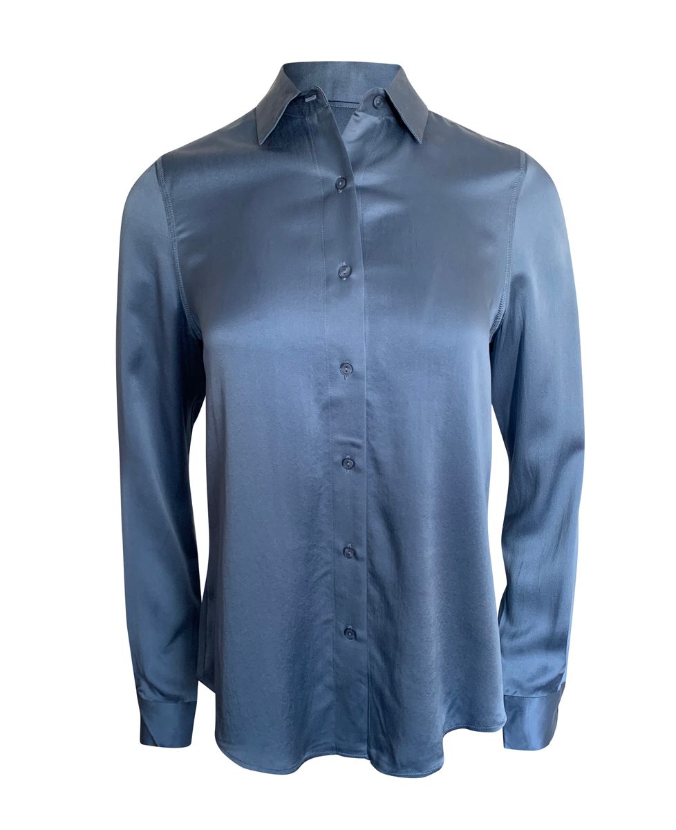 Amuse by Veslemøy Silkebluse Classic Blue